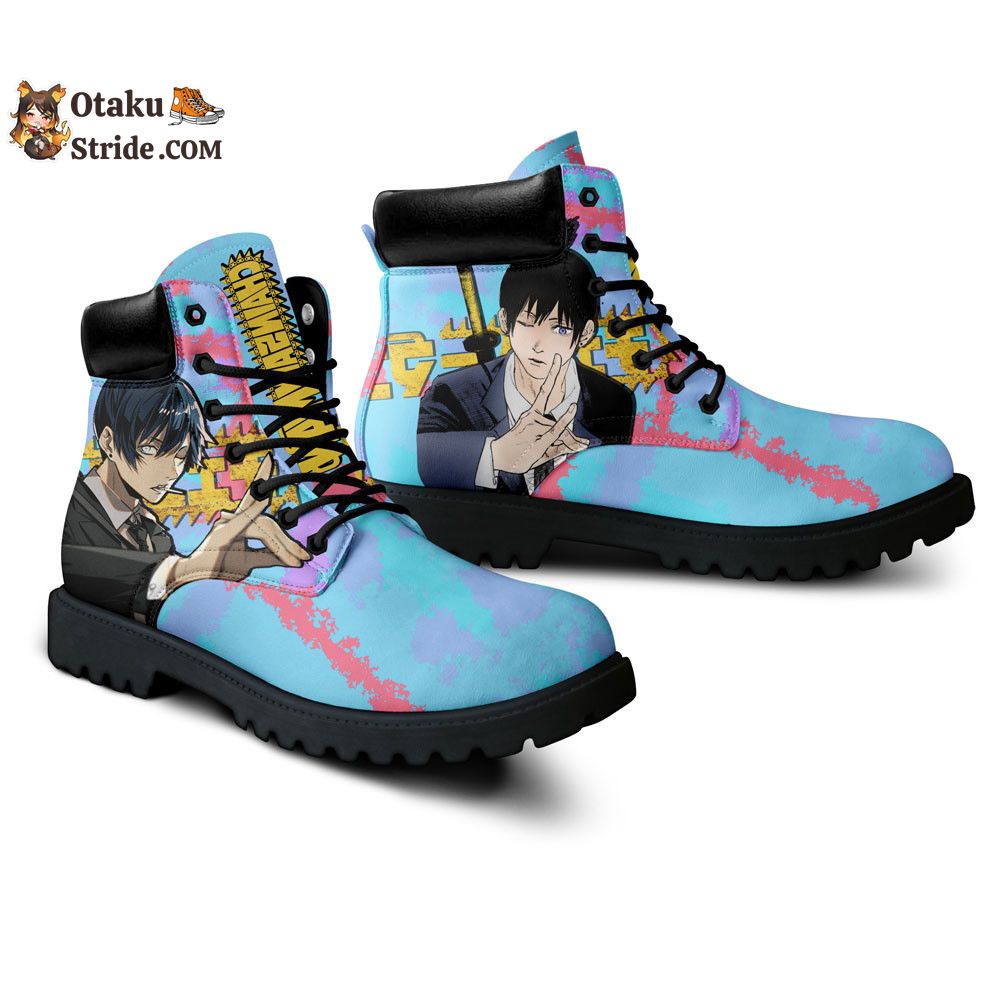 Aki Hayakawa Boots Anime Leather Casual