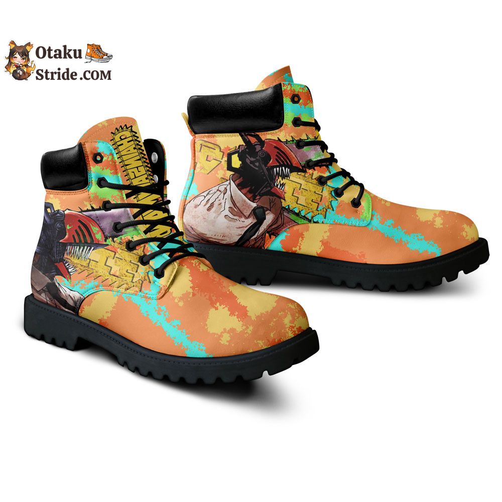 Denji Boots Anime Leather Casual