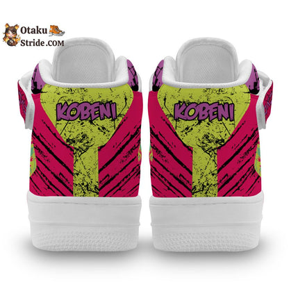 Kobeni Higashiyama Sneakers Air Mid Custom Anime Shoes