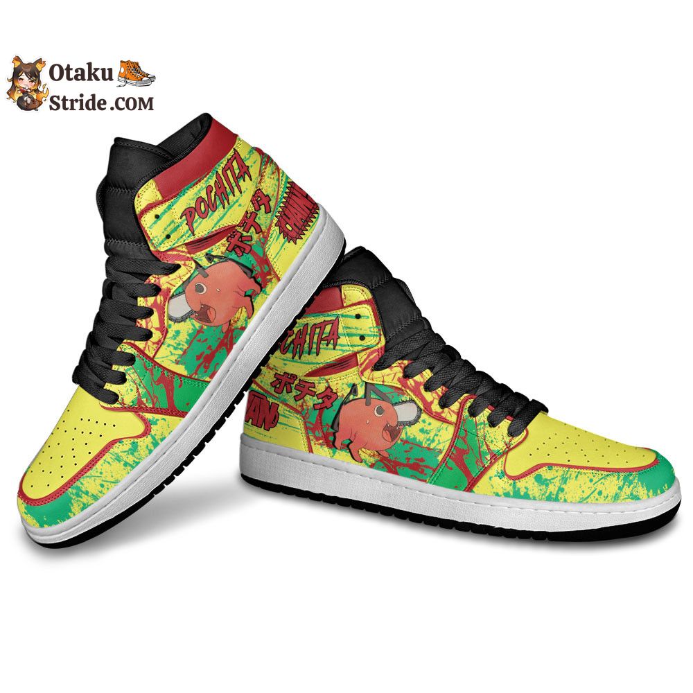 Pochita Sneakers Custom Anime Shoes