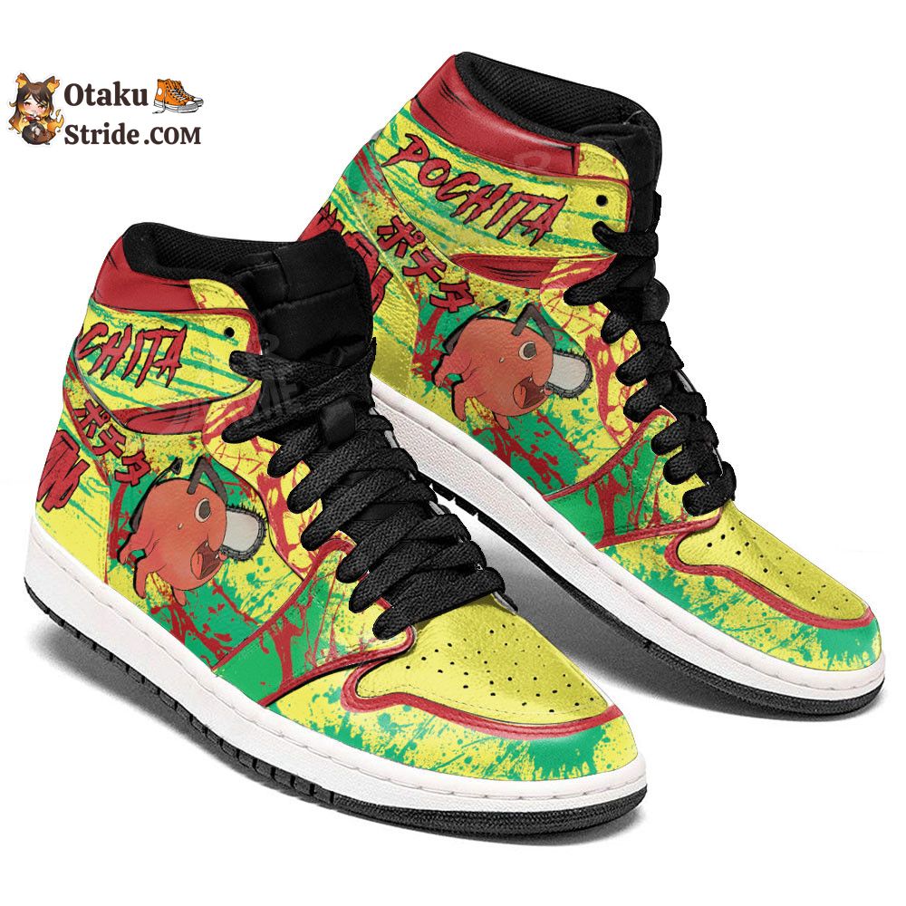 Pochita Sneakers Custom Anime Shoes