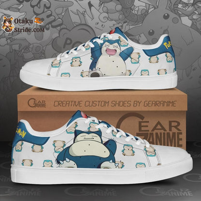 Snorlax Skate Sneakers Custom Anime Shoes