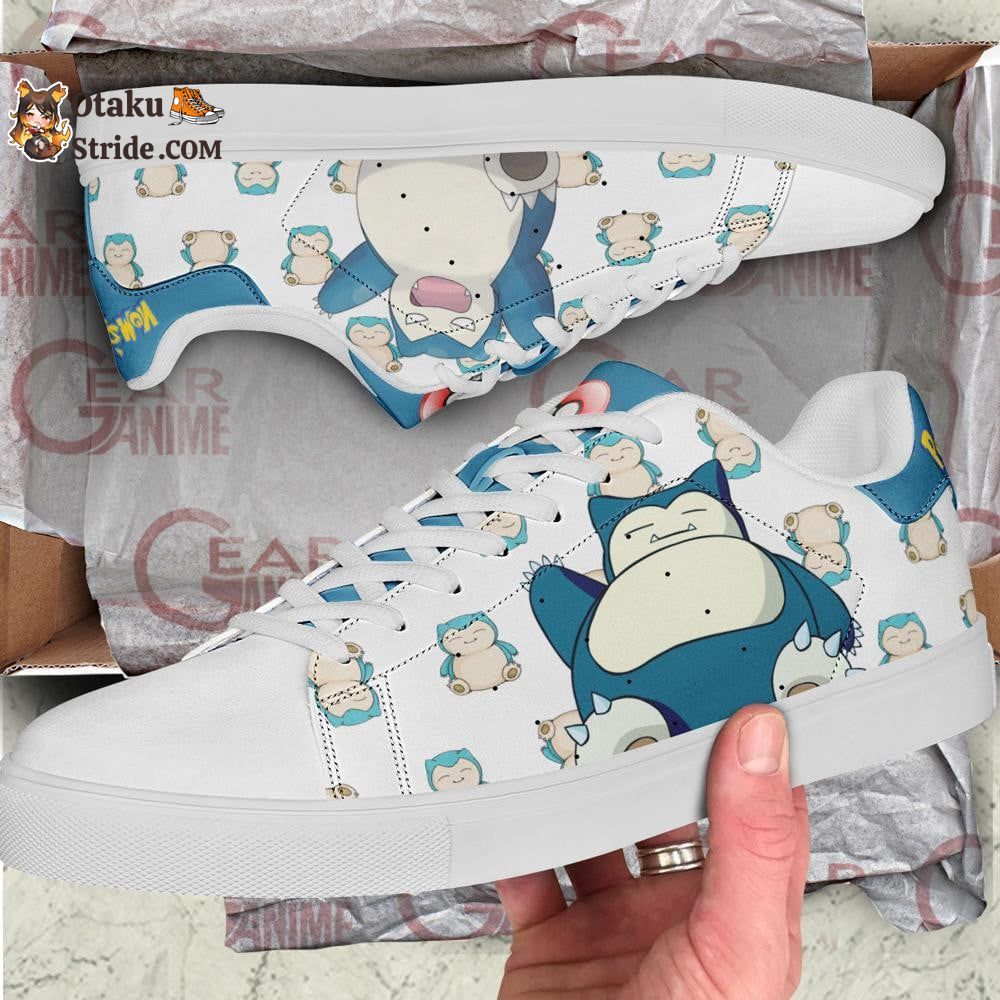 Snorlax Skate Sneakers Custom Anime Shoes