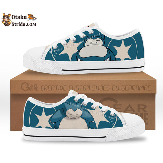 Snorlax Kids Sneakers Anime Low Top Shoes