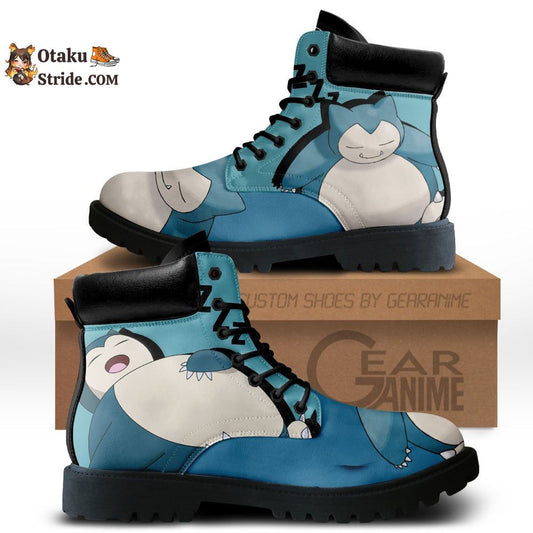 Snorlax Boots Shoes Anime Custom