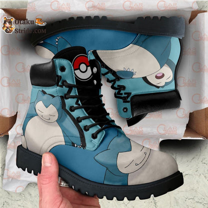 Snorlax Boots Shoes Anime Custom