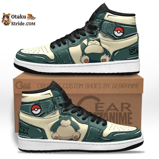 Snorlax J1 Sneakers Anime For Pokemon Fans