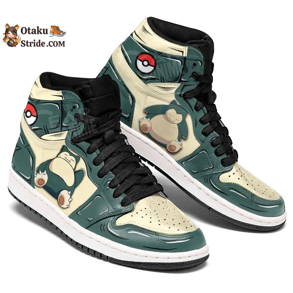 Snorlax J1 Sneakers Anime For Pokemon Fans