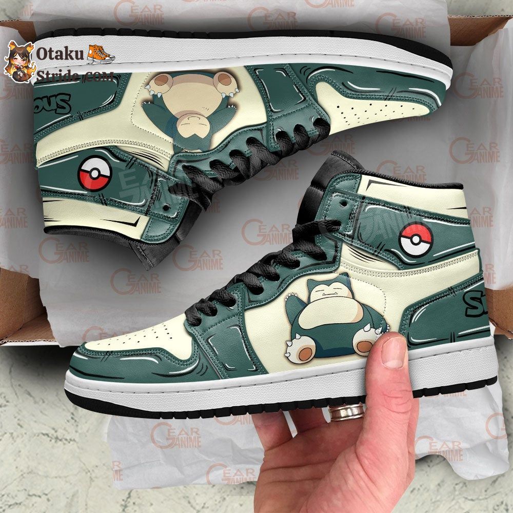 Snorlax J1 Sneakers Anime For Pokemon Fans