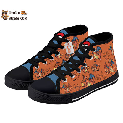 Charizard Sneakers Anime High Top Shoes