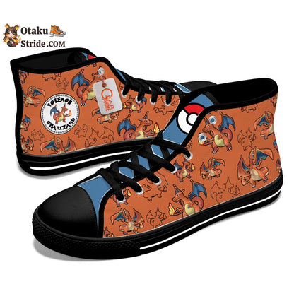 Charizard Sneakers Anime High Top Shoes