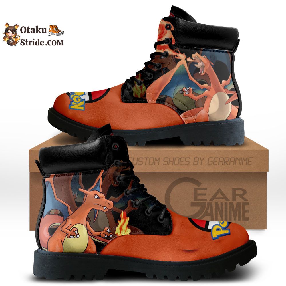 Charizard Boots Shoes Anime Custom MV0512