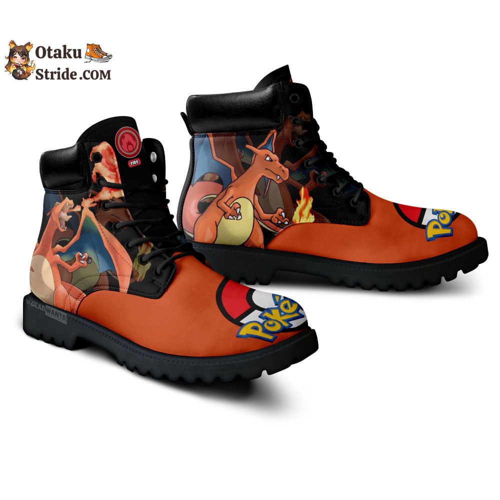 Charizard Boots Shoes Anime Custom MV0512