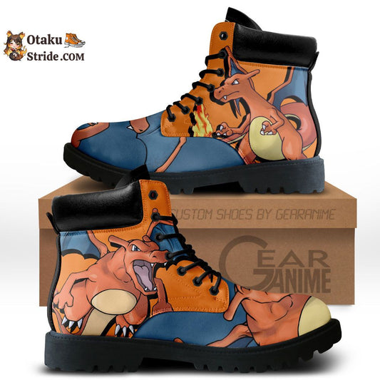 Charizard Boots Anime Leather Casual MV0409