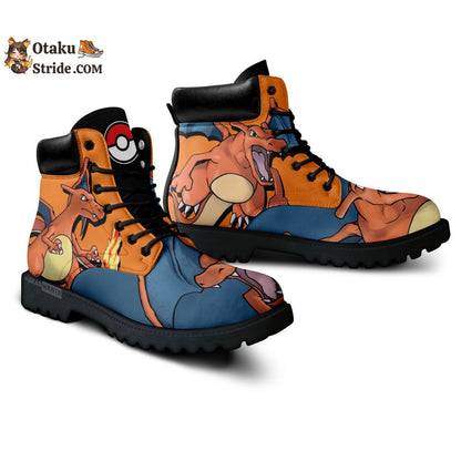 Charizard Boots Anime Leather Casual MV0409