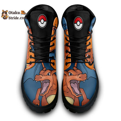 Charizard Boots Anime Leather Casual MV0409