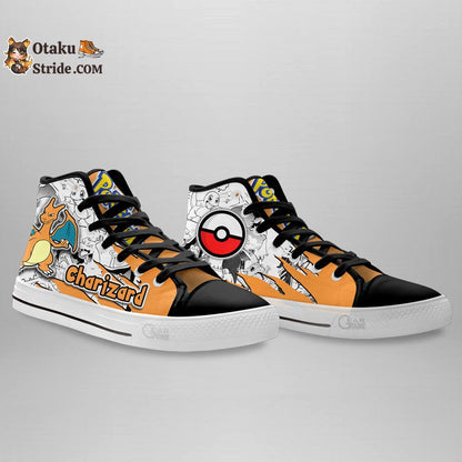 Charizard High Top Shoes Custom Anime Sneakers Mix Manga