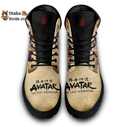 Avatar The Last Uncle Iroh Boots Shoes Anime Custom MV1312