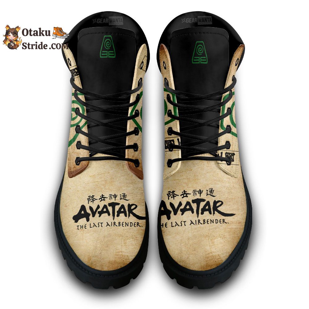 Avatar The Last Earth Nation Boots Shoes Anime Custom MV1312