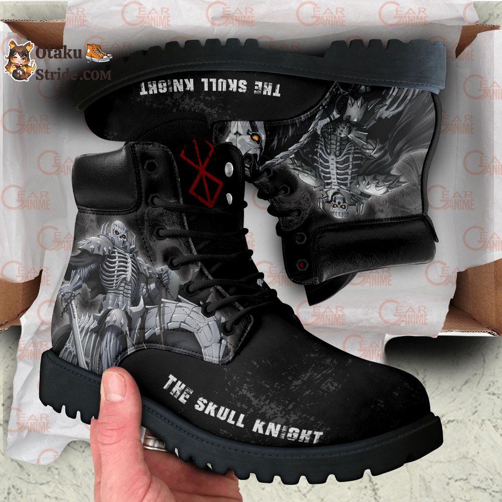 Berserk The Skull Knight Boots Anime Leather Casual MV0922