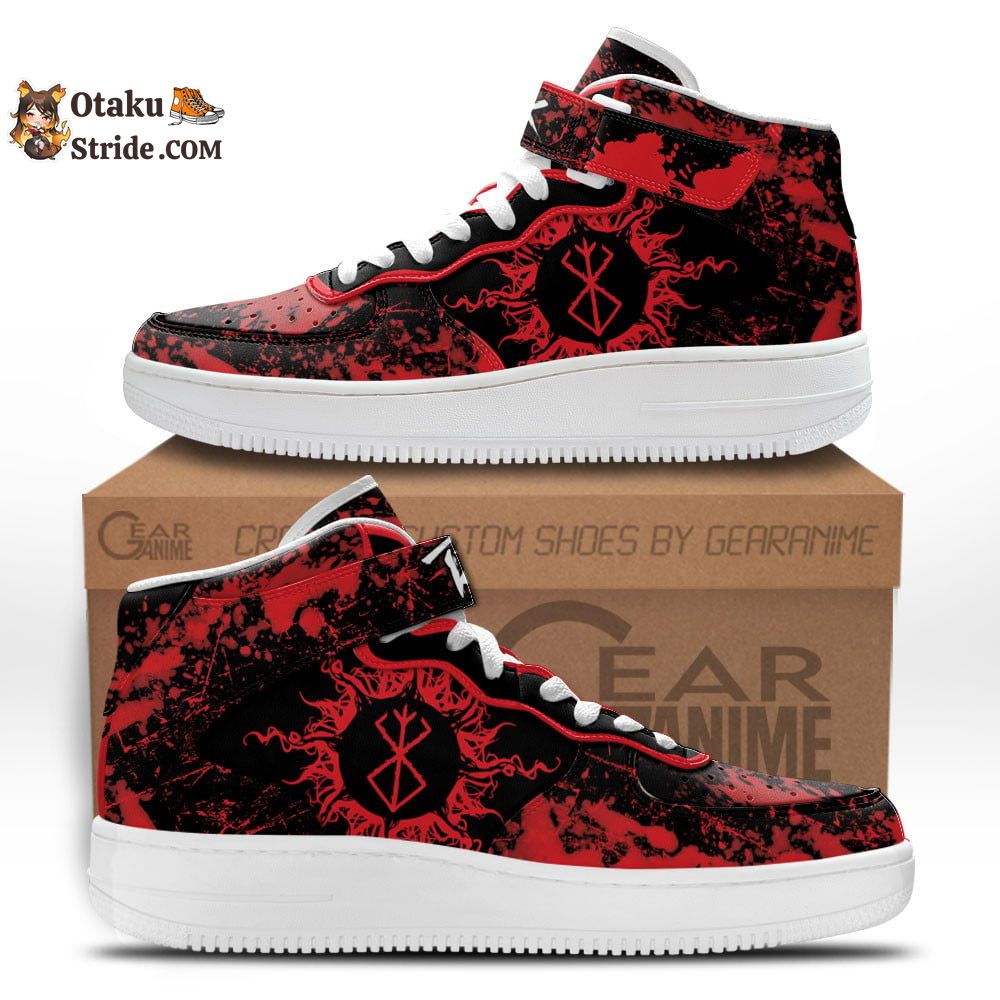 Brand Of Sacrifice Sneakers Air Mid Custom Berserk Anime Shoes