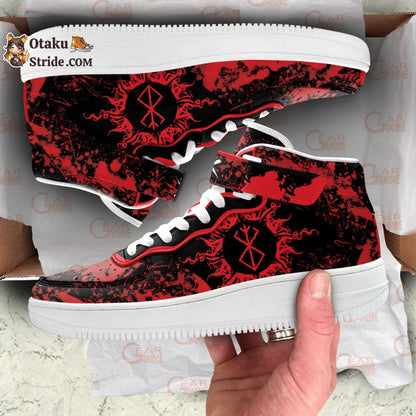 Brand Of Sacrifice Sneakers Air Mid Custom Berserk Anime Shoes