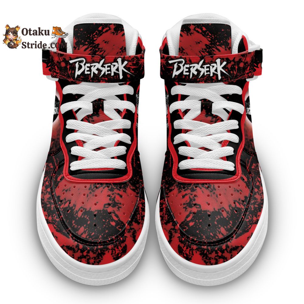 Guts Sneakers Air Mid Custom Berserk Anime Shoes Pefect Shoes For Fan