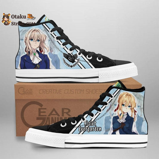Violet Evergarden High Top Shoes Custom Anime Sneakers