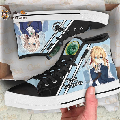 Violet Evergarden High Top Shoes Custom Anime Sneakers