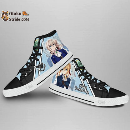 Violet Evergarden High Top Shoes Custom Anime Sneakers