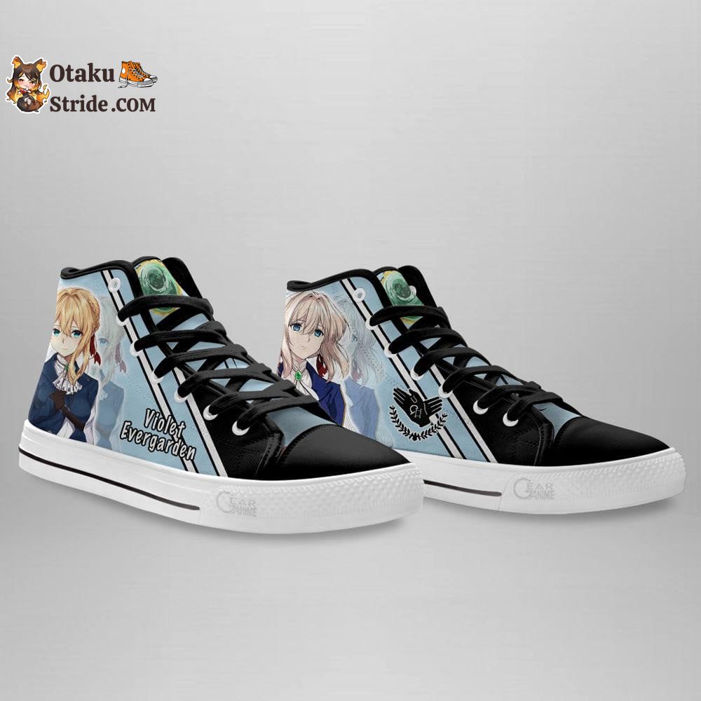 Violet Evergarden High Top Shoes Custom Anime Sneakers