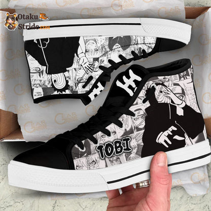 Custom High Top Sneakers – Naruto Manga Shoes for Men and Women