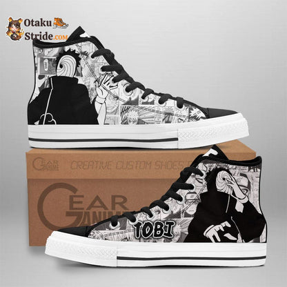 Custom High Top Sneakers – Naruto Manga Shoes for Men and Women