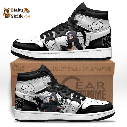 Custom Itachi Uchiha Anime Sneakers – Naruto Manga Shoes