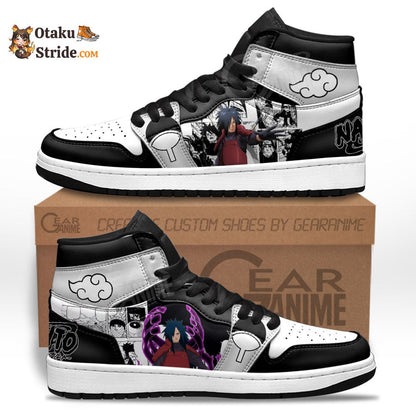 Custom Madara Uchiha Anime Sneakers – Naruto Manga Shoes