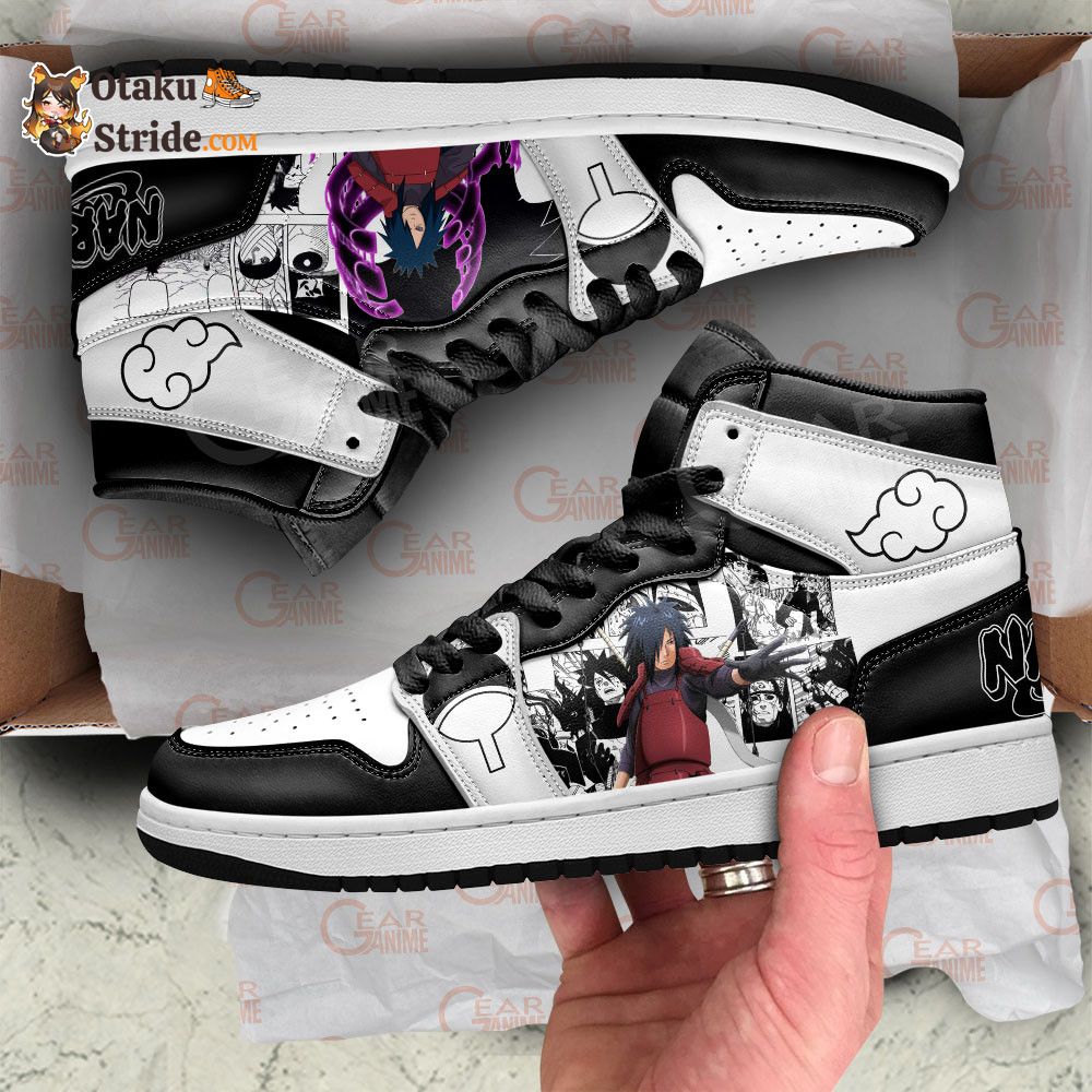 Custom Madara Uchiha Anime Sneakers – Naruto Manga Shoes