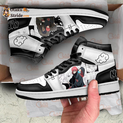 Custom Sasori Anime Sneakers – Naruto Manga Shoes for Men and Women