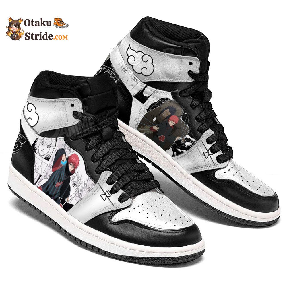 Custom Sasori Anime Sneakers – Naruto Manga Shoes for Men and Women