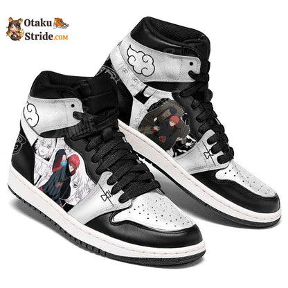 Custom Sasori Anime Sneakers – Naruto Manga Shoes for Men and Women