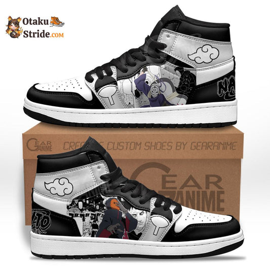 Custom Anime Tobi Sneakers – Naruto Manga Shoes for Fans