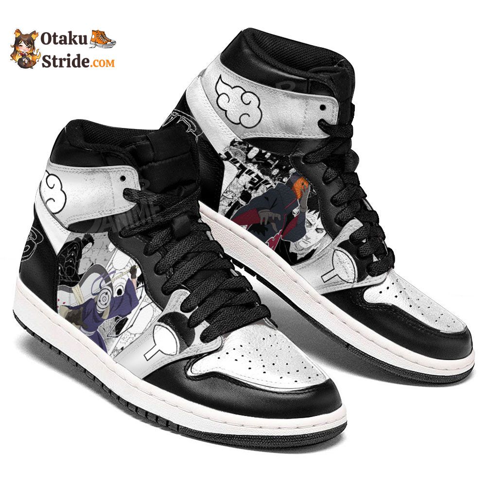 Custom Anime Tobi Sneakers – Naruto Manga Shoes for Fans