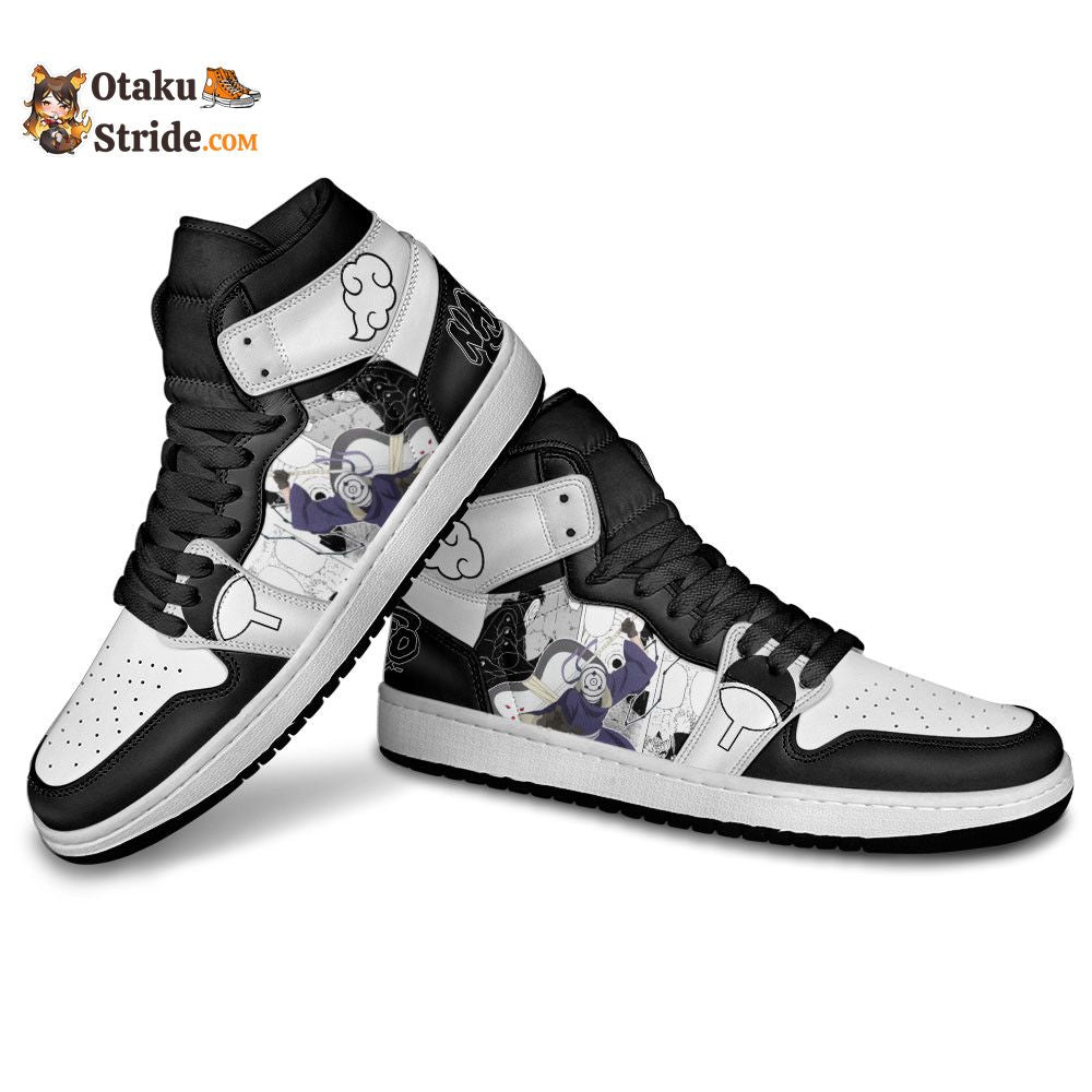 Custom Anime Tobi Sneakers – Naruto Manga Shoes for Fans