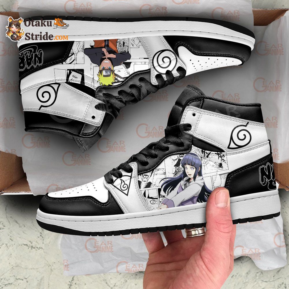 Hinata Hyuga and Nrt Uzumaki Naruto Manga Shoes