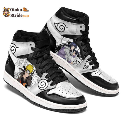 Hinata Hyuga and Nrt Uzumaki Naruto Manga Shoes