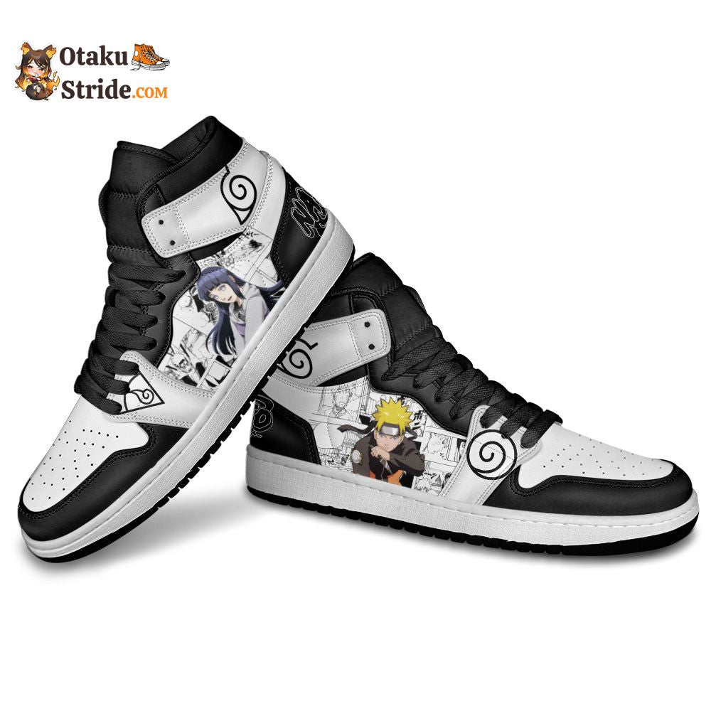 Hinata Hyuga and Nrt Uzumaki Naruto Manga Shoes