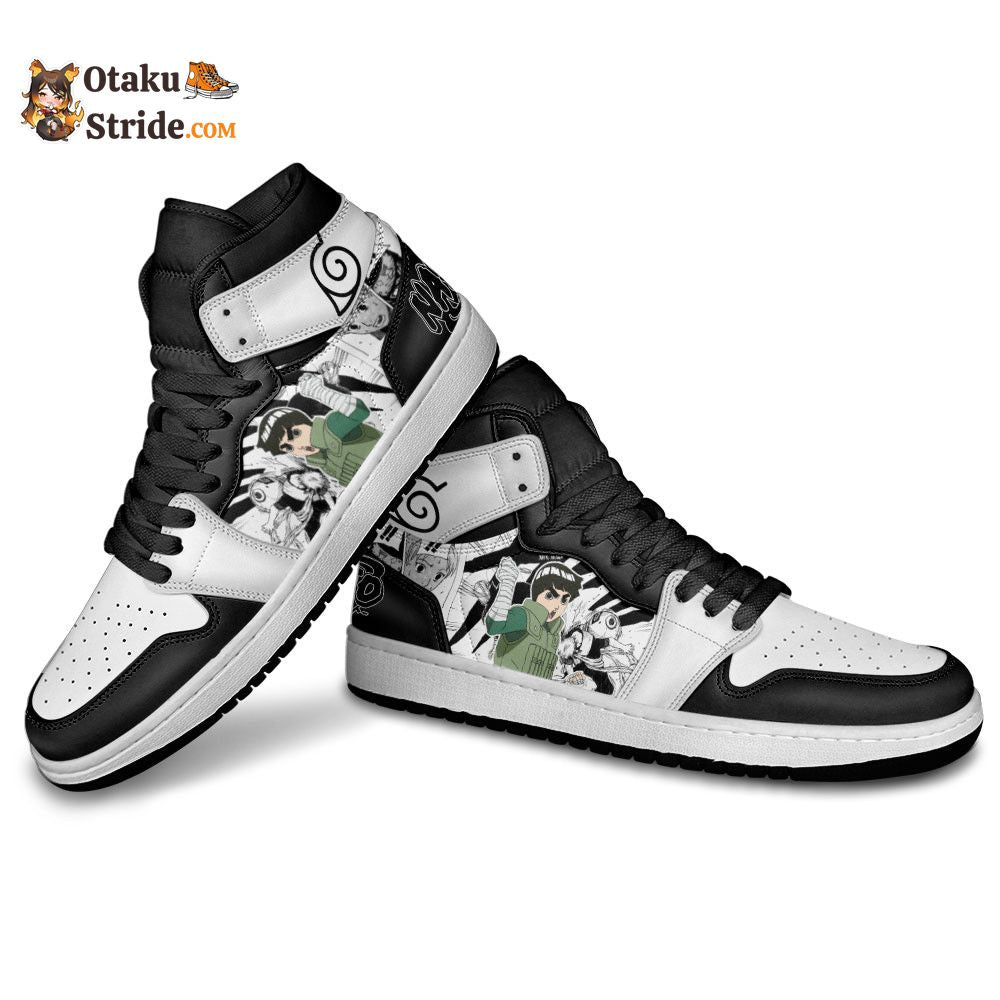 Rock Lee Sneakers with Naruto Manga Design