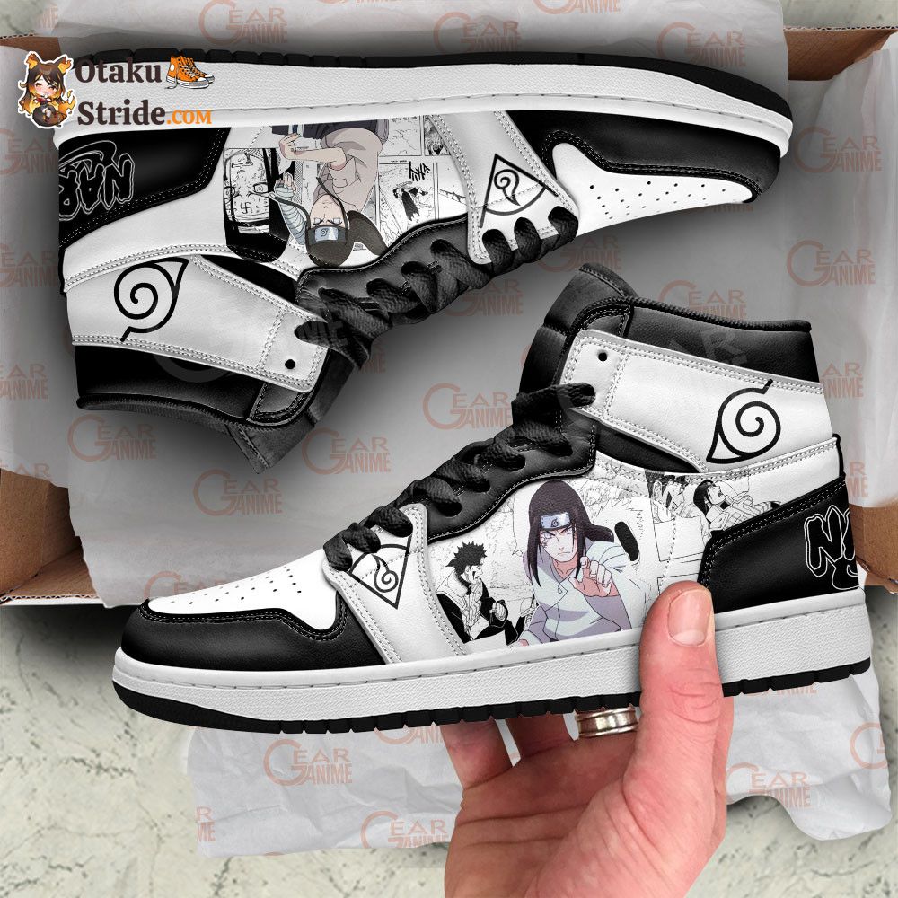 Neji Hyuga Naruto Manga Inspired Shoes