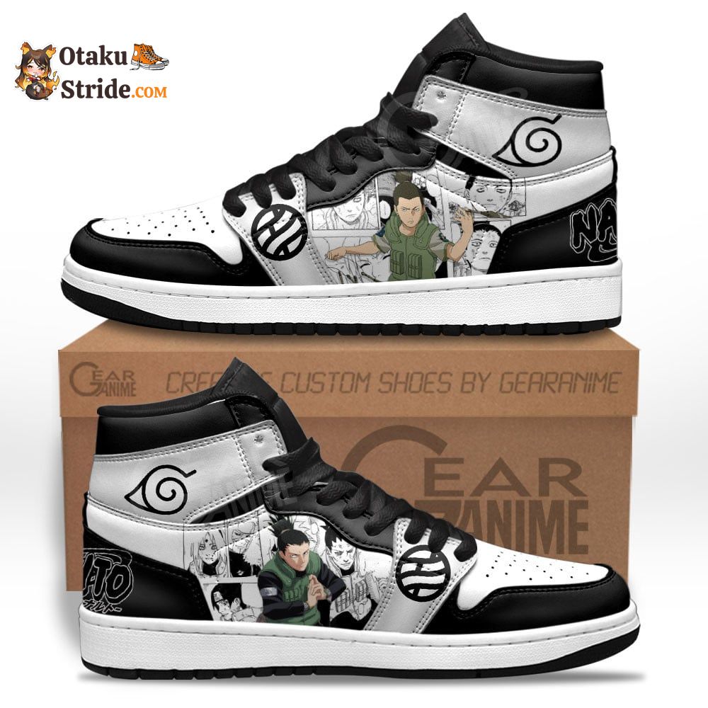 Custom Shikamaru Nara Anime Sneakers – Naruto Manga Inspired Shoes