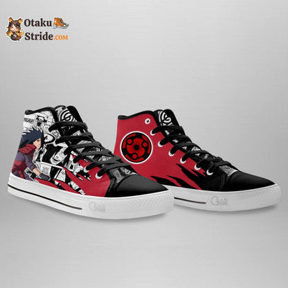 Custom Madara Uchiha Anime High Top Sneakers – Naruto Manga Mix