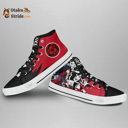 Custom Madara Uchiha Anime High Top Sneakers – Naruto Manga Mix